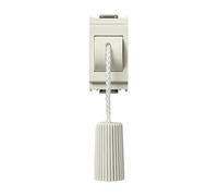 Vimar serie idea - Pulsador tirante 1 polo contacto cerrado 10a blanco