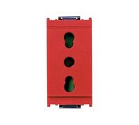 Vimar serie idea - Toma 2 polos+tierra 16a p17/11 rojo