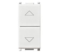 Vimar serie plana - Conmutador 2 teclas 2 polos 10ax blanco