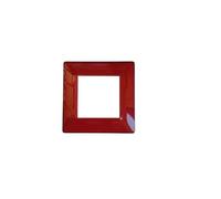 Vimar serie plana - Placa 2 módulo reflex rubi