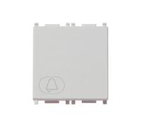 Vimar serie plana - Pulsador 1 polo 10a timbre 2 módulo silver