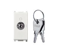 Vimar serie plana - Pulsador 2 polos no 16 llave blanco