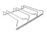 Vin Bouquet FIA 058 - Soporte para Copas de Acero Inoxidable, Colgador, Organizador, Acero, Plateado, 33.8 x 26.3 x 5 cm