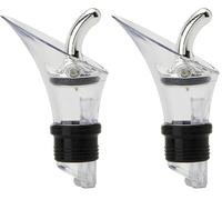 Vin Bouquet FIT 004 - Tapón & escanciador 2 en 1, Vertedor Vino, Antigoteo (Paquete de 2)