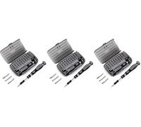 Vinabo Kit de destornilladores de precisión 32 en 1 - Juego de herramientas magnéticos Kit reparación de electrónica de bricolaje para PC, Tablet, Laptop,Gafas,Reloj, Smartphone (Paquete de 3)