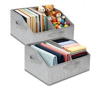 VINATO Cajas Almacenaje Ropa, Organizador Armario, Cajas Organizadoras, Almacenaje y Organización, Cajas de Almacenaje para Ropa, Juguetes y Libros