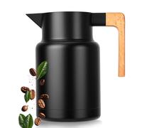 VINATO Jarra Termica (1,5L) - Termo Café Grande Sin BPA, Hermético para Café y Té, Jarra termica Botella Agua Acero Inoxidable