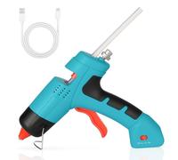 VINATO Pistola Silicona Caliente Inalambrica, Pistola Silicona Manualidades, Pistola de Silicona Caliente Profesional para Proyectos de Bricolaje, No incluye barra de pegamento