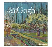 Vincent van Gogh 2027: Wandkalender 30x30 cm (30x60 cm geöffnet), Kunstkalender mit Meisterwerken der Malerei von Vincent Van Gogh