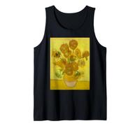 Vincent Van Gogh Girasoles Arte Fino Pintura Arte Floral Camiseta sin Mangas