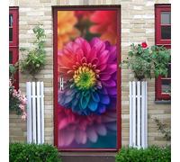 Vinilo Adhesivo Muebles Rosa Verde Azul Papel Adesivos Decorativos Muebles PVC Vinilos para Puertas Impermeable Autoadhesivo Extraíble Hogar Deco Pegatinas para Puertas 2x44x200cm
