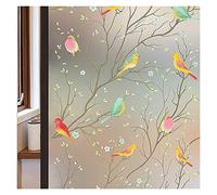 Vinilo Ventana Privacidad Película de vidriera no adhesiva estática, bloqueador solar, película for ventana, bloqueador de calor, Control de calor decorativo Papel Ventanas de Cristal Privacidad(45x50