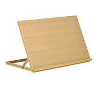 Vinsetto Caballete de mesa de madera para formatos A2, caballete de mesa ajustable en madera de haya, 75,8x51,4x51cm, madera natural Aosom España