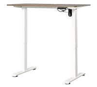 Vinsetto Escritorio eléctrico de pie 120x60 cm Altura ajustable 72-116 cm 4 teclas de memoria Blanco