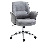 Vinsetto Silla de Escritorio Basculante Giratoria 67x69x92-102 cm Gris