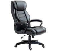 Vinsetto Silla de oficina con función de masaje silla de oficina ergonómica altura ajustable función de respaldo reclinable Aosom España
