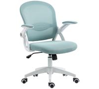 Vinsetto Silla de Oficina Ergonómica con Respaldo de Malla y Altura Ajustable, 65.5x61.5x88-97.5 cm, Azul Aosom España