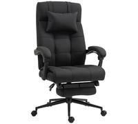 Vinsetto Silla de Oficina Reclinable Giratoria 66x76x112-120 cmNegro