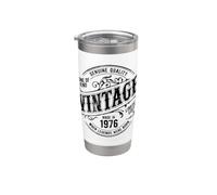 Vintage 1976 Birthday When Legends Were Born Vaso térmico de acero inoxidable de doble pared