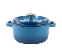 Vintage Cuisine - Olla de hierro fundido esmaltada con tapa 2,2 l