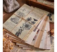 Vintage Decoración Material Diario Papel 120 Piezas Scrapbooking Papeles