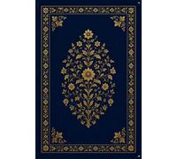 Vintage Floral Journal: Elegant Lined Notebook for Writing, Journaling, Note Taking & Daily Reflection | Antique Blue & Gold Design | 6 x 9 Inches | 120 Pages