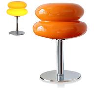 Vintage Lámpara De Mesa De Tarta De Huevo, Lampara Donut Escritorio De Lámpara De Hongos Con Energía USB Lámparas De Mesa De Lampara Naranja Luz De Noite Elegante Para La Sala De Estar De Dormitorio