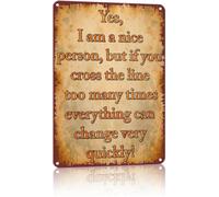 Vintage Tenacity Sign for Hobby Room Craft Room 8 X 12 in