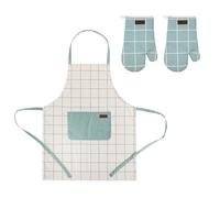 Vinthera Okapi Set Delantal y 2 Paños Cocina Reciclados, 60 x 75 cm/18 x 28 cm
