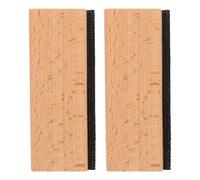 VINTORKY 2 cepillos para prendas de lana, peine quitapelusas de cachemira, cepillo de madera para ropa, herramienta manual para limpiar pelusas, eliminador de pelusas para suéteres y abrigos.