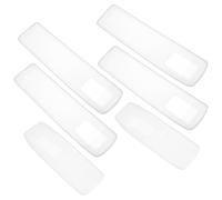 VINTORKY Funda de Silicona para Mando a Distancia Transparente 6 Piezas, Protector del Control Remoto del Televisor y Aire Acondicionado, Antideslizante y Cómodo para Fiesta Verano