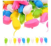 VINTORKY Niños Caja De De 100 Uds Caja De Colección De Plástico Para Recién Nacidos Lanugo Maracas Para Niños
