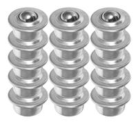 VINTORKY Rodamientos de Transferencia de Bolas de Ruedas Giratorias de Acero al Carbono 16 Piezas de 5/8 Pulgadas para Equipos Industriales y Vehículos