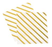 VINTORKY Servilletas Decorativas de Papel Dorado 40 Hojas Ligeras y Suaves, Accesorio para Postres y Bebidas para Bodas y Fiestas en Aniversarios