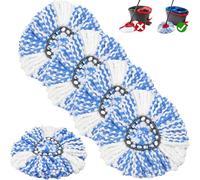 Vinuwu 5Pcs recambio fregona con pedal compatibles con Vileda H2prO Spin Mop