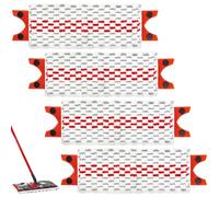 Vinuwu Paquete de 4 cabezales recambio de microfibra, repuestos compatibles con Vileda UltraMax, recambios lavables y reutilizables, No compatible con Ultramax XL/Turbo XL, Apto para suelos duros