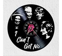 VinyWoody Reloj de Pared Disco de Vinilo The Banda Rolling Británica de Rock Stones Musica Decoracion