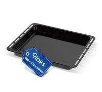 VIOKS Bandeja para Hornear 45x37 cm reemplazo Whirlpool 481010657928, goteo horno profundo, antiadherente esmaltada, accesorios