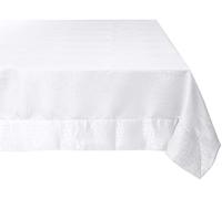 Violet Linen Mantel de Lino, Blanco, 457 x 178 cm (Rectangular)