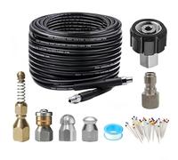 Violiica Manguera de limpieza de drenaje profesional para Karcher para la serie K 10M limpiador de tuberías flexible lavadora a presión herramienta de desatasco de alcantarillado