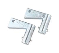 Violiica Paquete de 2 llaves de desconexión aisladoras de batería para JCB 701/47401, interruptor de repuesto de metal para mini excavadoras 15C-1 16C-1 19C-1 48Z-1 55Z-1 Dumpers