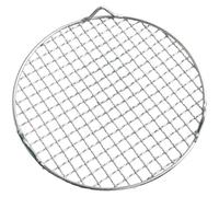 Violiica Soporte de acero inoxidable para parrilla redonda para barbacoa, freidora de aire, soporte estable para hornear al vapor con patas, 22,5 cm de diámetro, cocina plateada
