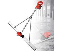 VIOLK Paletas eléctricas for Pisos de 6000 RPM, Herramienta vibradora de Acabado de concreto de Regla, Herramienta de Acabado de Regla de Superficie de concreto de Hoja de 150 CM con raspador y Motor
