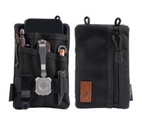VIPERADE VE1 EDC Tool Bag Organizador Bolsa de Herramientas Everyday Carry Multitool Funda Protectora Bolsa para EDC Gears Linterna Pocket Knife Pen Notebook(Negro)