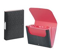 Viquel 166188 - 01 - Clasificador de escritorio acordeón, rojo