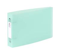 Viquel Bristol - Archivador de tarjetas con etiquetas de identificación (2 anillas, tamaño A5 (25 x 16,5 cm), color verde