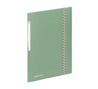 Viquel - Camisa de 3 solapas A4 Business Class - Bolsa de clasificación sólida y duradera con cierre elástico - Verde - ideal para oficina y escuela