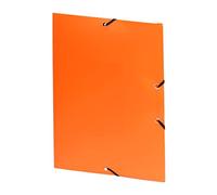 Viquel Carpeta de 3 solapas de polipropileno con cierre elástico A4, color naranja