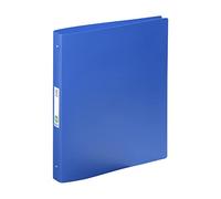 Viquel - Carpeta grande flexible de 24 x 32 cm de plástico esencial reciclado - Etiqueta en la parte posterior - Fabricado en Francia - Azul