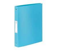 Viquel - Carpeta suave A4 MAXI FEEL'EASY 4 anillas para documentos A4 de plástico resistente con etiqueta de identificación en el rebanado, color azul turquesa